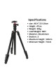 PROOCAM T-202 professional travel Tripod for DSLR camera live broadcast