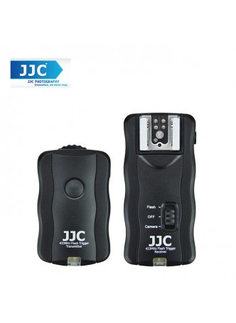 JJC JF-U1 433MHz Wireless Flash Trigger with Shutter Strobris For Canon Nikon DSLR Camera