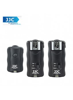 JJC JF-U2 433MHz Wireless Flash Trigger Set with Shutter Strobris For Canon Nikon DSLR Camera (2 receiver)