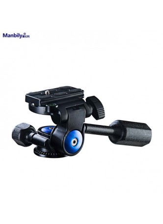 Manbily VH-40 Professional Camera Tripod Tilt Head Two-dimensional Pan Heads For Monopod Tripod