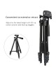 Proocam 3120 camera phone tripod portable Travel hand carry with Bluetooth and Mobile holder for Smartphone