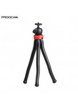 PROOCAM TBT-12 Mobile and camera flexible ballhead table travel portable tripod (Solid materail) 