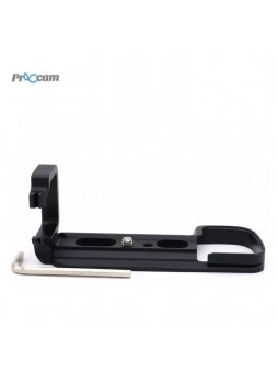 Proocam Sony A6000 Metal Quick Release L-Plate Bracket Hand Grip Arca-Swiss Mount