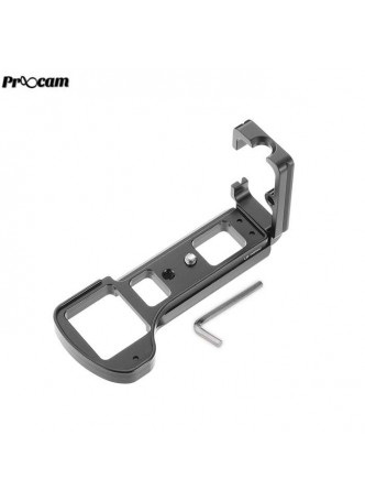 Proocam Sony A6500 Metal Quick Release L-Plate Bracket Hand Grip Arca-Swiss Mount