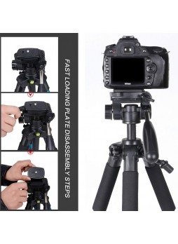 Zomei Quick release Plate mounting for Q111 Professional travel tripod