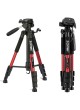 Zomei Q111 Portable Pro Camera Travel Tripod Lightweight Stand for DSLR Morroless camera RED