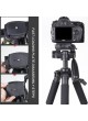 Zomei Q111 Portable Pro Camera Travel Tripod Lightweight Stand for DSLR Morroless camera BLUE