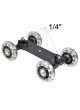Proocam MVD-01 with 11" Magic Arm Medium Dolly video Skater Wheel Rolling Black For DSLR Camera Camcorder