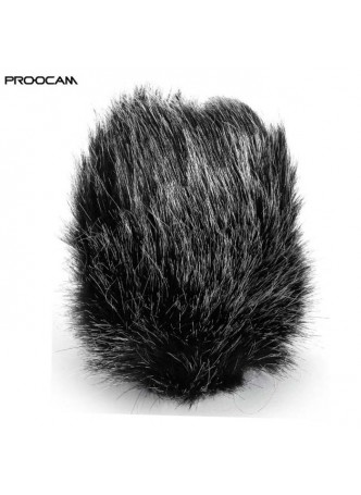 PROOCAM MF-16 Medium Outdoor Microphone Furry mic Windscreen Muff for SHENGGU SG-108 , JJC Mic-1 