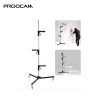 PROOCAM Z-Stand 2METER Heavy Duty Stainless Steel Light studio stand with roller