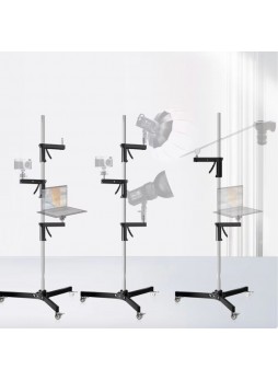 PROOCAM Z-Stand 2METER Heavy Duty Stainless Steel Light studio stand with roller