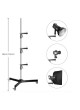 PROOCAM Z-Stand 2METER Heavy Duty Stainless Steel Light studio stand with roller