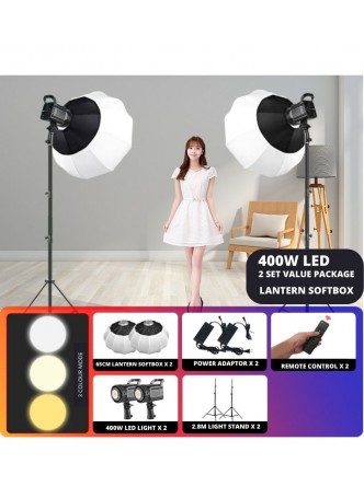 PROOCAM KB-1210 OS-15 65cm Bowen circle mount studio Video Light Lantern Softbox Value Set 