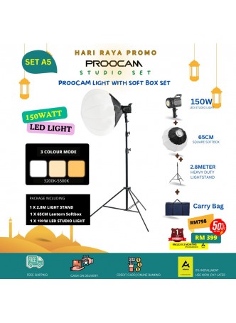 RAYA PROMO PROOCAM KB-0811 150W Strobe Studio LED Light Photo Monolight for Indoor video live KB-