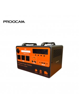 PROOCAM PS-1200 1200WATT Outdoor power station with plug and usb