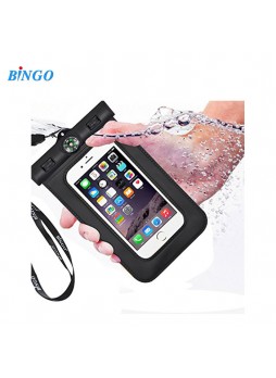 Bingo 6 inch for Iphone 6 Plus Waterproof Case WP-6BK -Black 