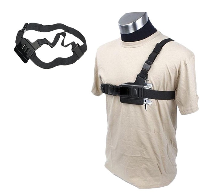 Proocam Pro-J085 Body Light Weight 3 Points Chest Belt For Gopro Hero ...